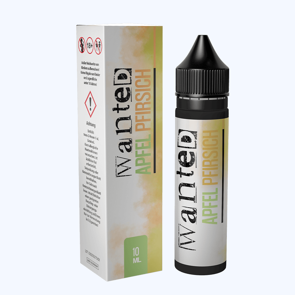 Wanted Aroma Apfel Pfirsich - 10ml