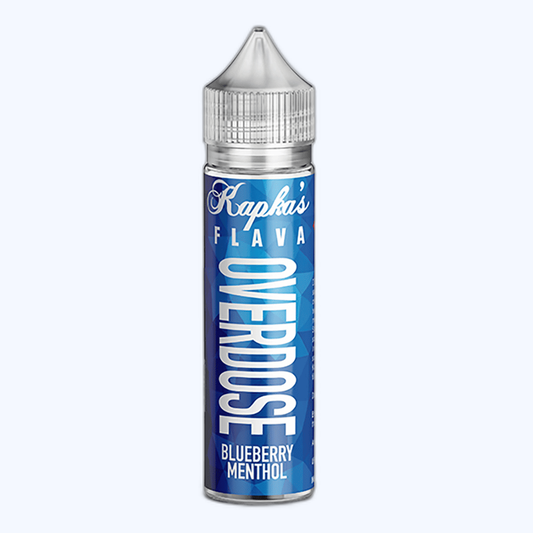 Kapka`s Aroma Longfill - Blueberry Menthol Overdose - 6ml Aroma in 60ml Flasche