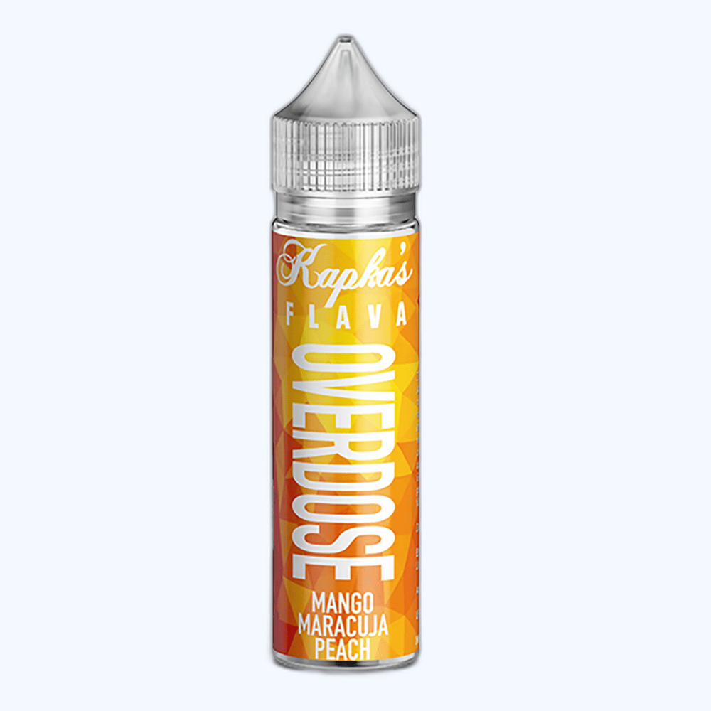 Kapka`s Aroma Longfill - Mango Maracuja Peach Overdose - 6ml Aroma in 60ml Flasche