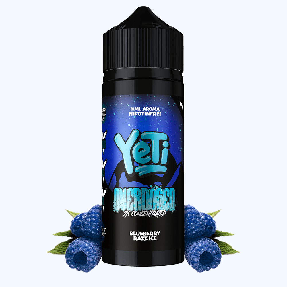 Aroma Blueberry Razz Ice - Yeti Overdosed