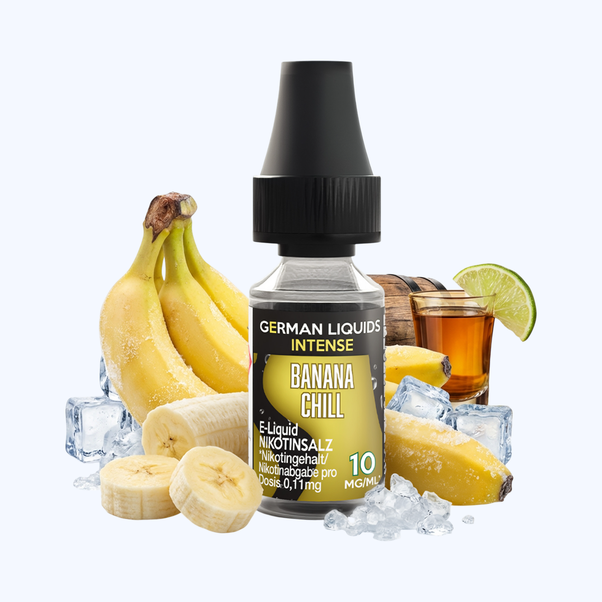 German Liquids Intense - Banana Chill - Nikotinsalz Liquid