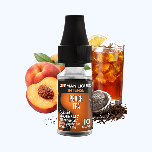 German Liquids Intense - Peach Tea - Nikotinsalz Liquid