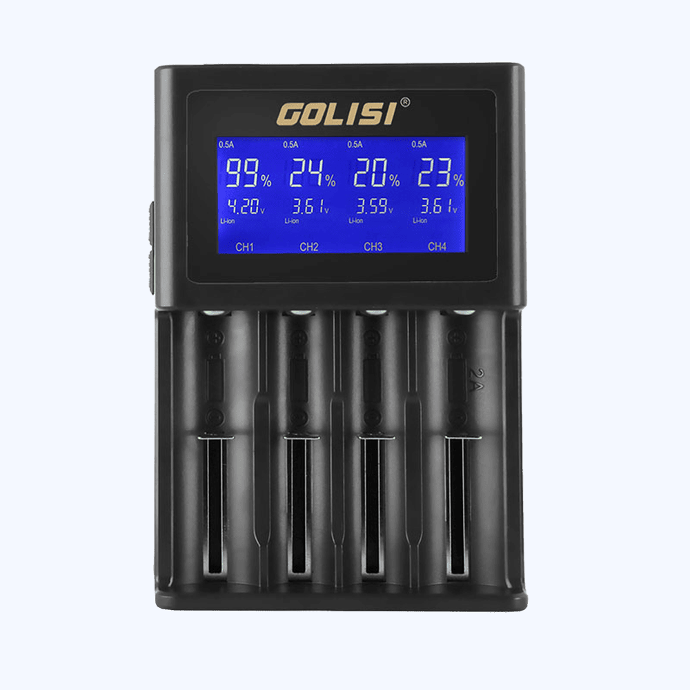 Golisi Smart S4 Ladegerät 4-Schacht /2A