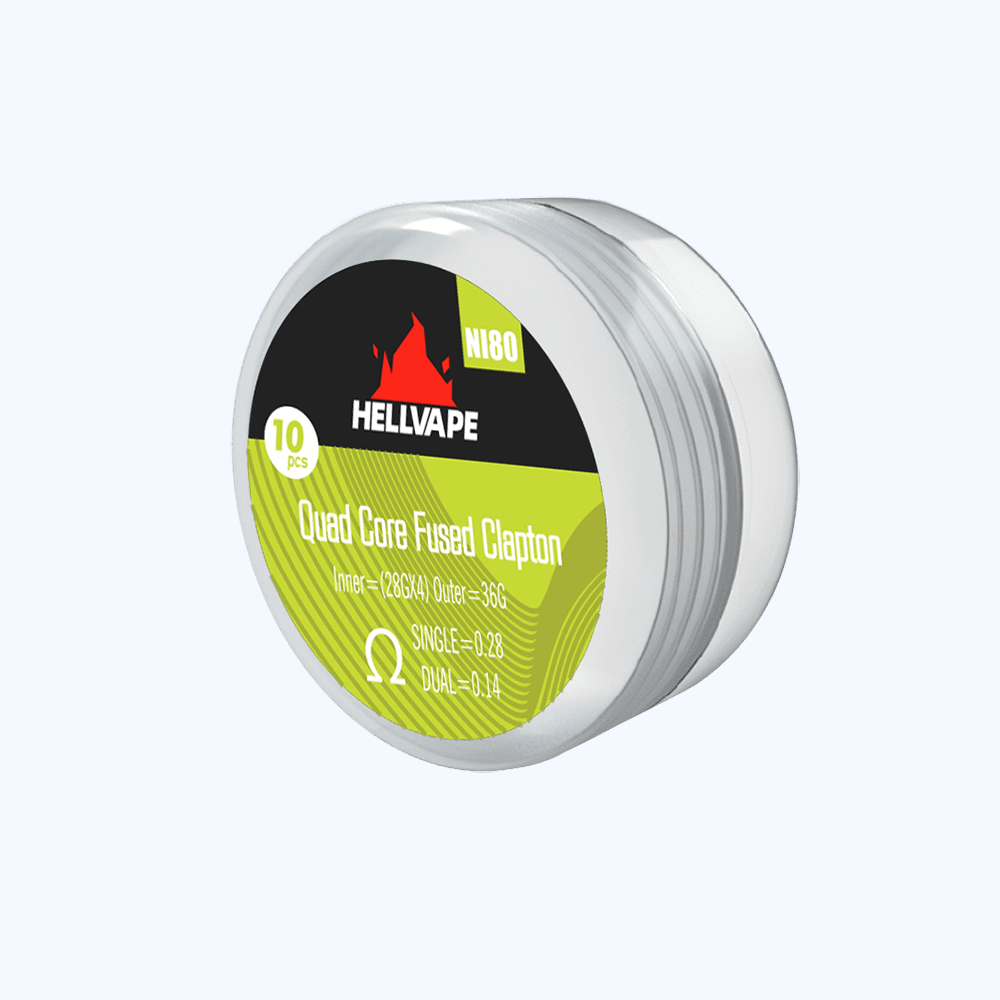 Hellvape Quad Core Fused Clapton Coil 0,28 Ohm Ni80