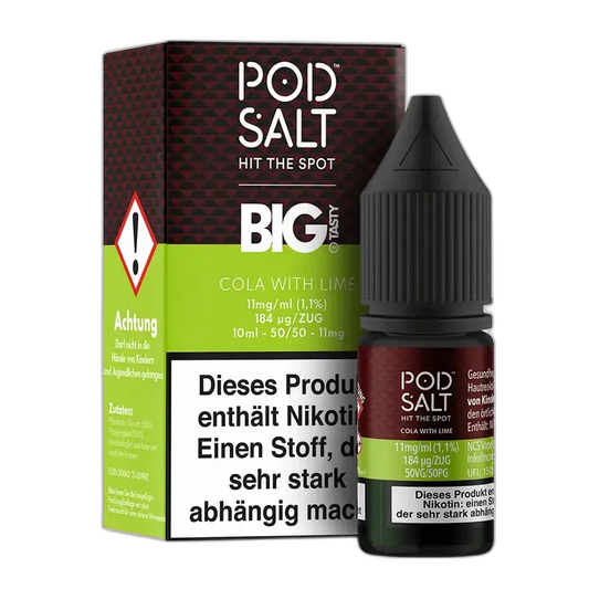 Liquid Cola with Lime - Pod Salt Fusion Nikotinsalz