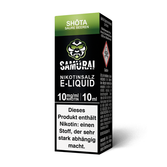 Liquid Shota Saure Beeren - Samurai Nikotinsalz