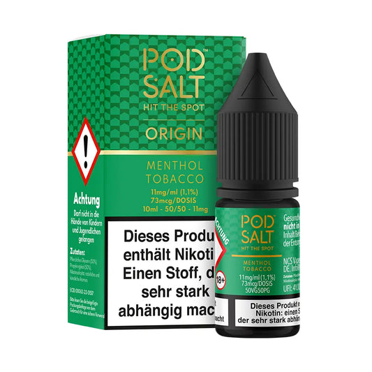 Liquid Menthol Tobacco - Pod Salt Origin Nikotinsalz