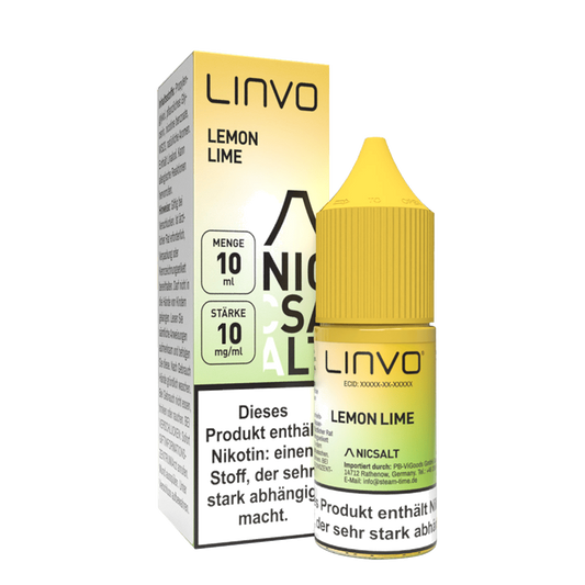 Linvo Nikotinsalz - Lemon Lime - Liquid 10mg 10ml
