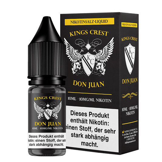 Kings Crest Nikotinsalz - Don Juan - 10ml Liquid