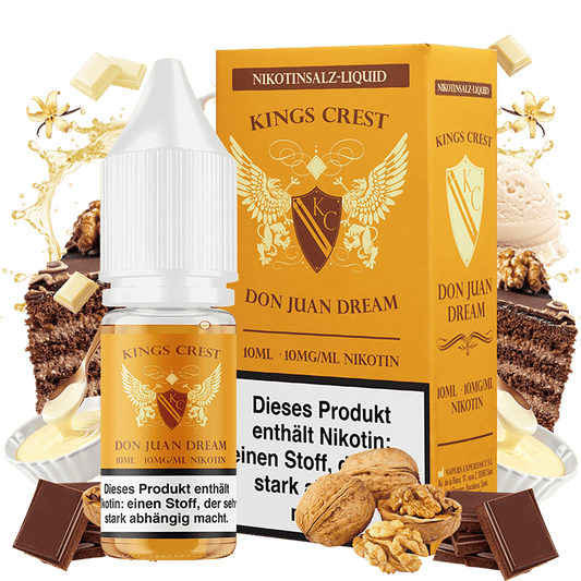 Kings Crest Nikotinsalz - Don Juan Dream - 10ml Liquid