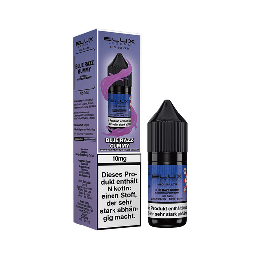 Elux Nikotinsalz Blue Razz Gummy Liquid