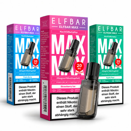 Elfbar MAX Refill Pods - alle Sorten
