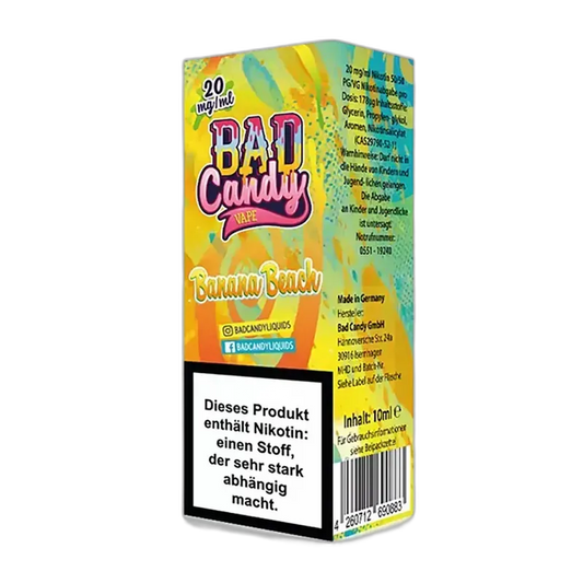 Liquid Banana Beach - Bad Candy Nikotinsalz