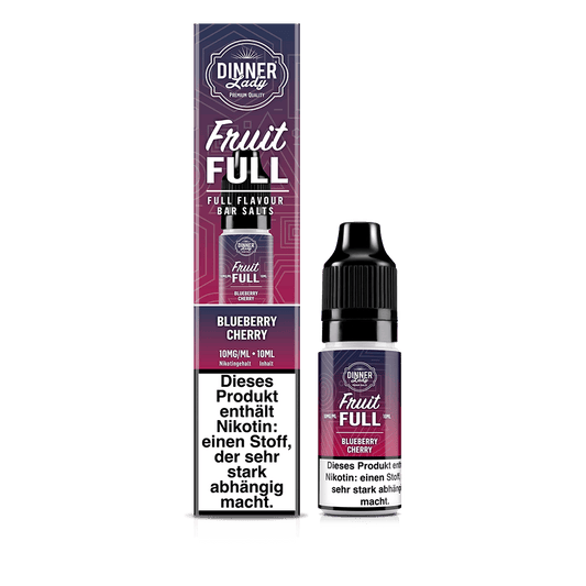 Liquid Blueberry Cherry - Dinner Lady Fruit Full Nikotinsalz